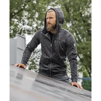 Pánská mikina Mikina ARDON®3DBreathe šedo-černá melange XS XL šedé odstíny