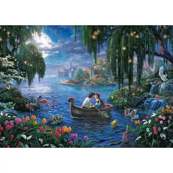 Puzzle Schmidt Thomas Kinkade: Malá mořská víla a princ Eric 1000 dílků