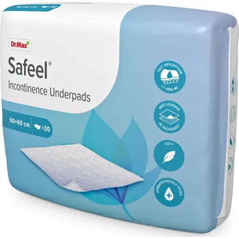 Inkontinenční podložka Dr. Max Safeel Incontinence Underpads 90x60 cm 30 ks