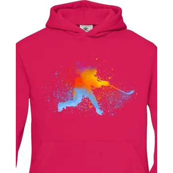 Chlapecká mikina Dětská mikina Hokej, Barva Purpurová Bezvatriko.cz 1628