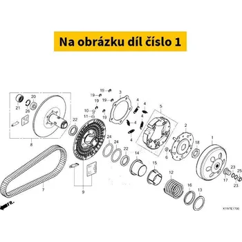 Auto-moto Honda Spojkový zvon Honda 350 22100K1BT00