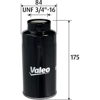 Palivový filtr Palivový filtr VALEO 587757