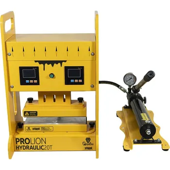 Dílenský lis Qnubu Rosin Press Lis PRO LION 20 tun, dual lisovací plocha