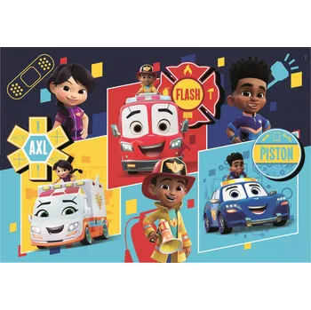 Puzzle clementoni puzzle firebuds maxi 24 dílků
