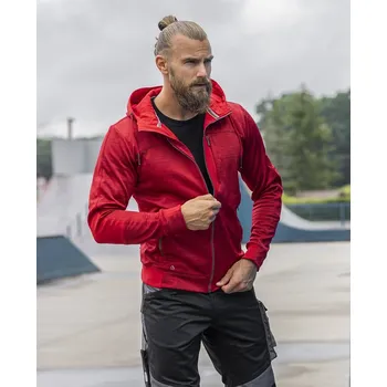 Pánská mikina Mikina ARDON®3DBreathe červená melange S červené odstíny 2XL