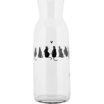 Clayre & Eef - Skleněná karafa PAWS & WHISKERS PWSGL0001