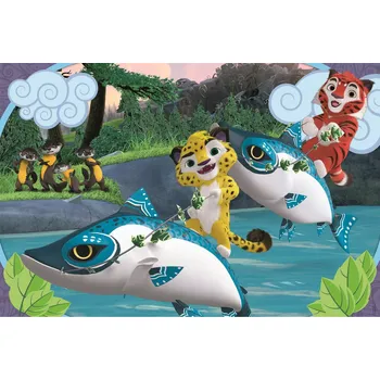 Puzzle CLEMENTONI Leo a Tig na vodě MAXI 24 dílků