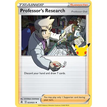 Volný čas Pokémon CEL 023/025 Professor's Research - Celebrations
