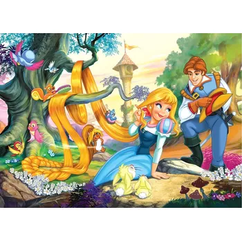 Puzzle Eurographics puzzle Princezna s nádhernými vlasy 100 dílků