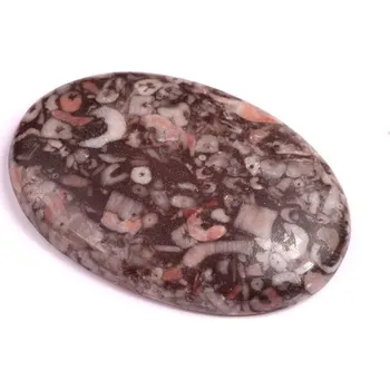 Přírodní kámen Kabošon Kammererite Fossil č.3446 (38x26x6mm)