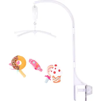 Kolotoč nad postýlku Hudební závěsný kolotoč Chipolino Sladkosti