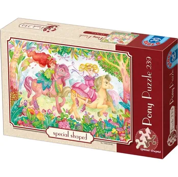 Puzzle Puzzle Barevní poníci 239 dílků D-Toys