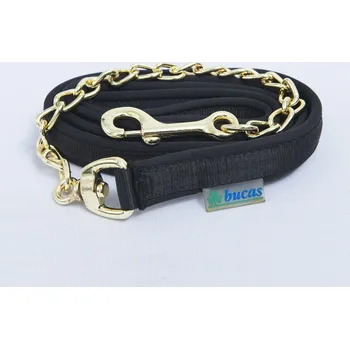 Bucas Vodítko s řetízkem Bucas, 2 m, černé
