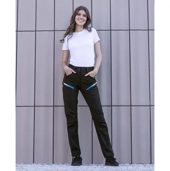 Dámské kalhoty Dámské softshellové kalhoty ARDON®CREATRON® černo-modrá - černá / 52 / 52 / černá