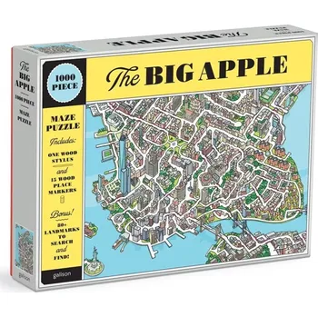 Puzzle Galison puzzle Velké jablko New York 2v1, 1000 dílků