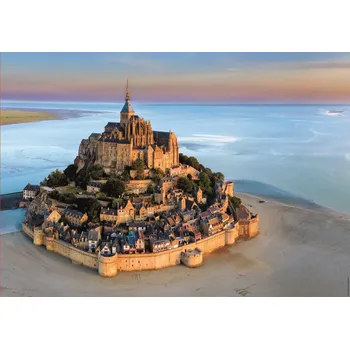 Puzzle EDUCA Mont Saint Michel ze vzduchu 1000 dílků