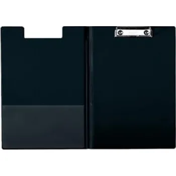 Psací podložka Desky A4 klip dvojdeska černá
