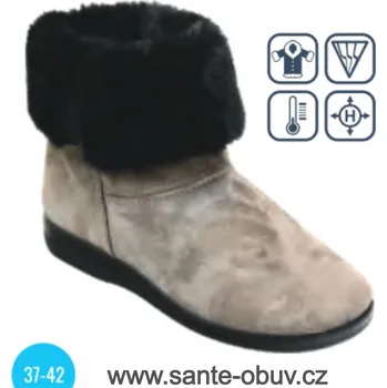 Dámská zdravotní obuv SANTÉ MJ/33 HNĚDÁ vych. obuv, hnědá - 41