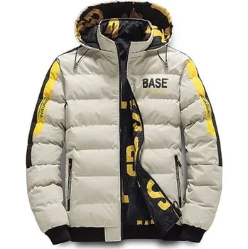 Pánský zimní kabát Pánská zimní bunda ND783 Barva: Khaki, Velikost: XL