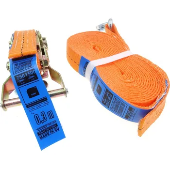 GMP Upínací pás 1,5T/5m/25 mm s ráčnou a háky