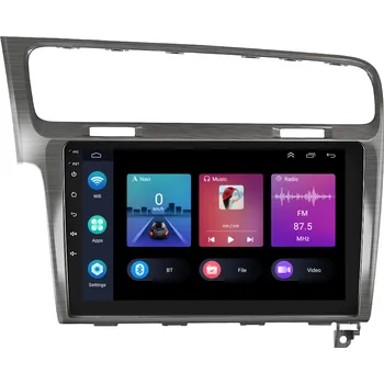 Autorádio B088 Podofo 2DIN autorádio PEV09 Android, Volkswagen Golf VII