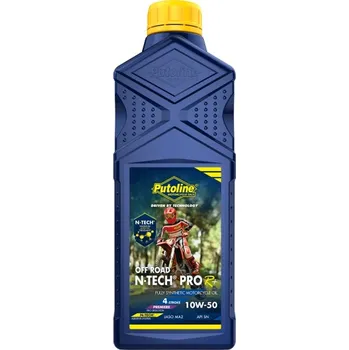 Univerzální čisticí prostředek PUTOLINE motorový olej 10W50 4T 100% SYNTETICKÝ N-TECH® PRO R+ OFF ROAD 1L