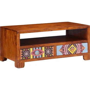 Konferenční stolek vidaXL Konferenční stolek 90 x 50 x 40 cm masivní akáciové dřevo [4016485]