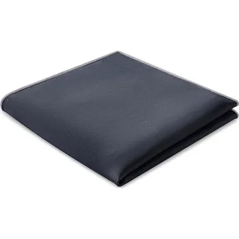 Látkový kapesník Grafitový saténový kapesníček do saka - Trendhim