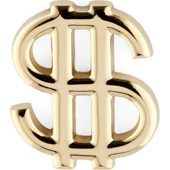 Brož Špendlík do klopy dolar zlaté barvy - Warren Asher