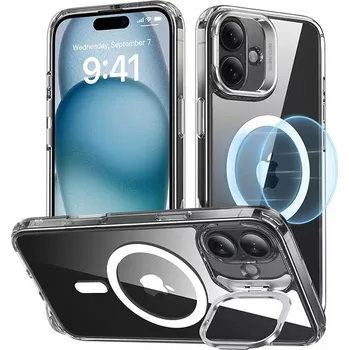 Pouzdro na mobilní telefon ESR Classic Hybrid case with stand for iPhone 16 Plus (transparent)