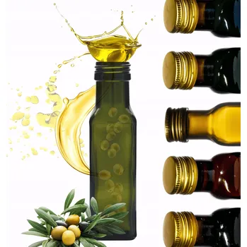 Láhev Láhev 100 ml maraska čtvercová zelená na olej hrdlo fi31 1 Ks BEZ VÍČKA