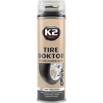 Autodíl Utěsnovač propíchnutých pneumatik K2 Tire Doktor, 535ml