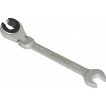 Očkoploché kloubové klíče s ráčnou na převlečné matice, různé velikosti - QUATROS Velikost: 10