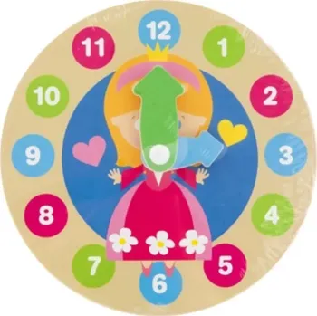 Hodiny moje první dřevěné hodiny princezna 14 cm