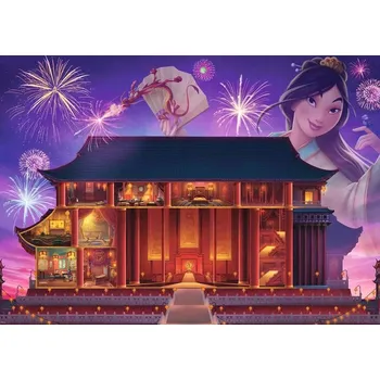 Puzzle RAVENSBURGER Disney Castle Collection: Mulan 1000 dílků
