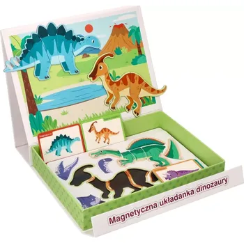 Puzzle Adam Toys Magnetická vkládačka puzzle Dinosaurus
