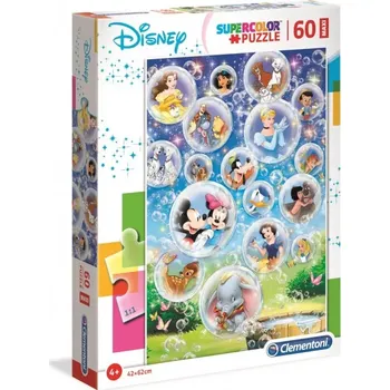 Puzzle Clementoni maxi Disney postavičky 60 dílků