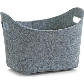 Úložný box Zeller Úložný plstěný koš 9220 12 l šedý