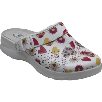 Dámská zdravotní obuv SANTÉ AD/812 PRINCES zdravotní pantofel - sandál, bílá - 36