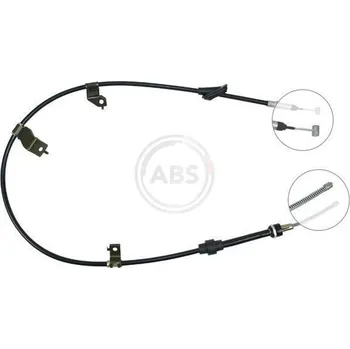 Lanko parkovací brzdy Tažné lanko, parkovací brzda A.B.S. K13807