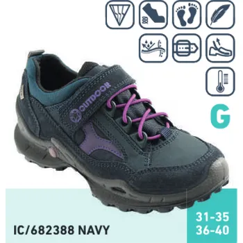 Dámská zdravotní obuv SANTÉ IC/682388 NAVY vycházková obuv vel.31-40, --- - 30