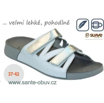 Dámská zdravotní obuv SANTÉ CS/16508 WHITE pantofel, bílá - 42