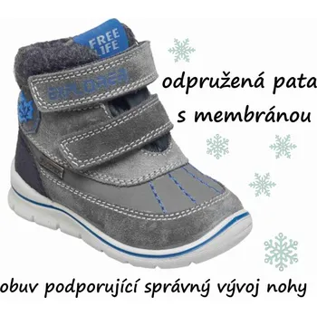 Dámská zdravotní obuv SANTÉ IC/233608 GRIGIO vycházková zimní obuv, vel.19-26, --- - 26