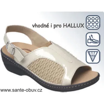 Dámská zdravotní obuv SANTÉ PD/H23 SABIA HALLUX vycházková obuv vel.37-41, --- - 37