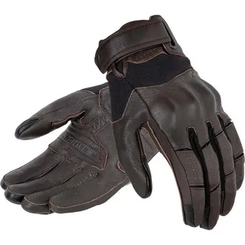 Moto rukavice REBELHORN IMPALA hnědé kožené rukavice, S