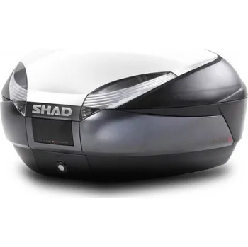 Motodoplněk Shad Vrchní kufr na motorku s barevným krytem SH48 bílá with PREMIUM SMART lock