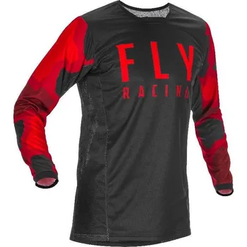 Sportovní oblečení FLY RACING KINETIC K221 2021 dres, barva červená černá, velikost M