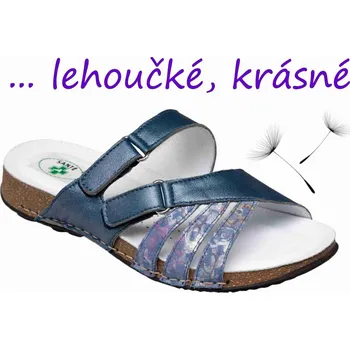 Dámská zdravotní obuv SANTÉ LI/36812 JEANS dámský pantofel, JEANS - 39