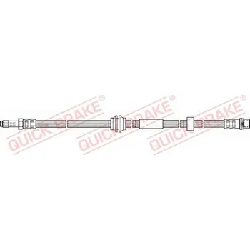 Brzdová hadice Brzdová hadice QUICK BRAKE 35.910