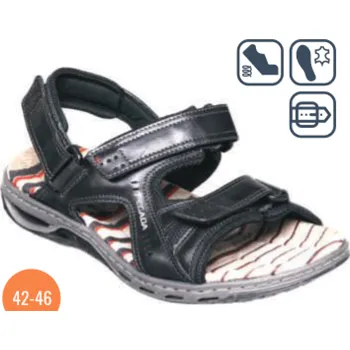 Dámská zdravotní obuv SANTÉ PE/31604-59 PRETO zdravotní sandál vel.41-46, --- - 45